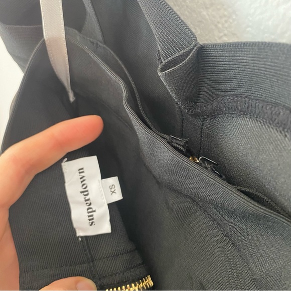 Superdown Emilia 2 Pc. Skirt Set, Size X-Small, Black - Picture 6 of 7